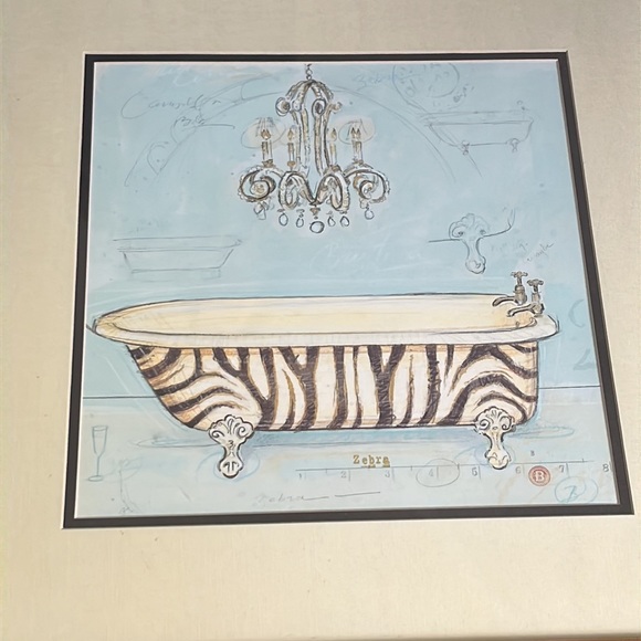 Candle Light Soak framed and matted print - Picture 6 of 15